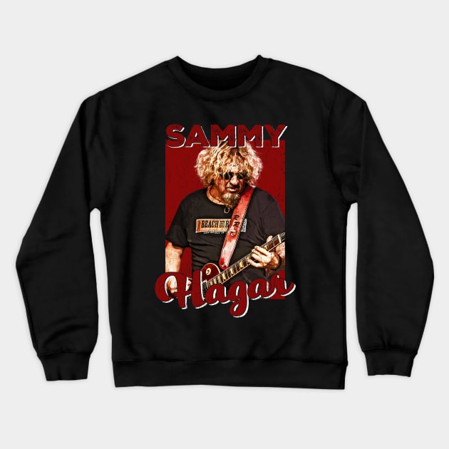 Retro Sammy Hagar Grunge Crewneck Sweatshirt by Colana Studio